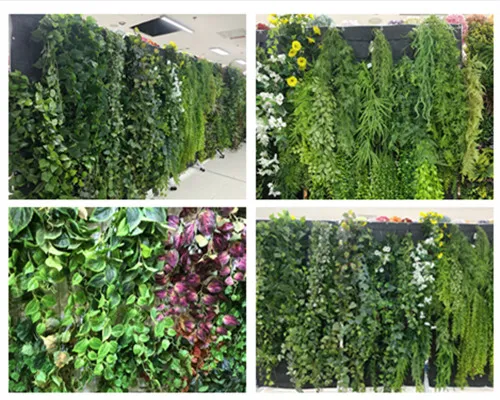 Quam ut install murum-mounted faux plantis pro terebro, liberum viridi spatio solution