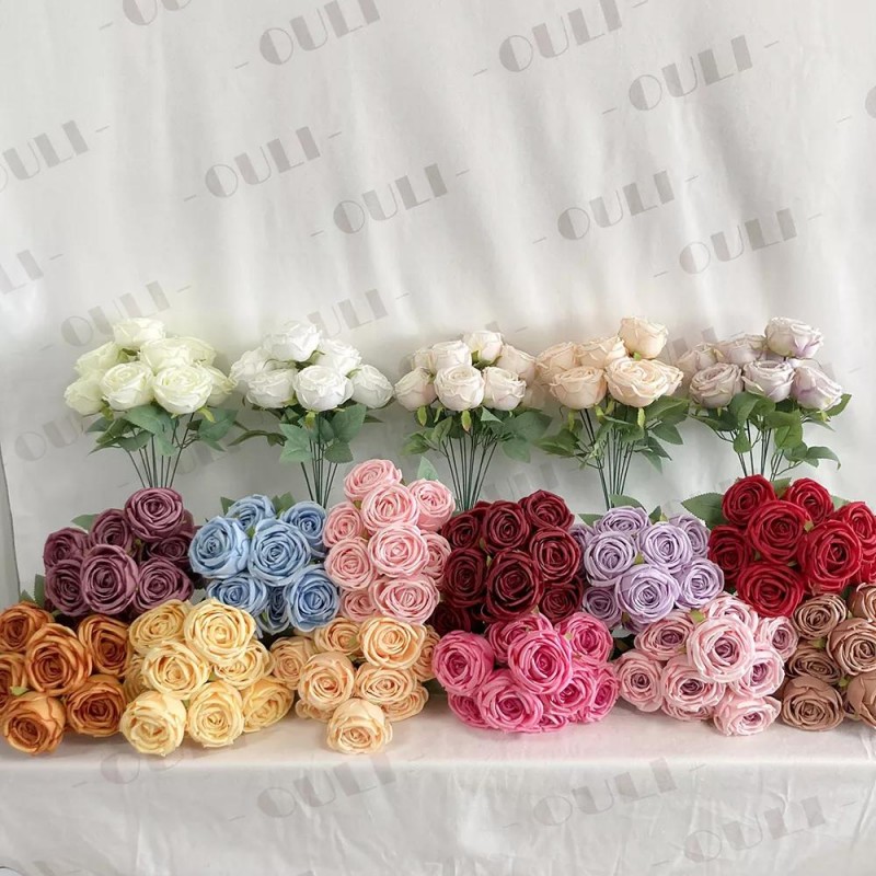 Quid artificialis rosa bouquets sunt perfecta modo recens flores