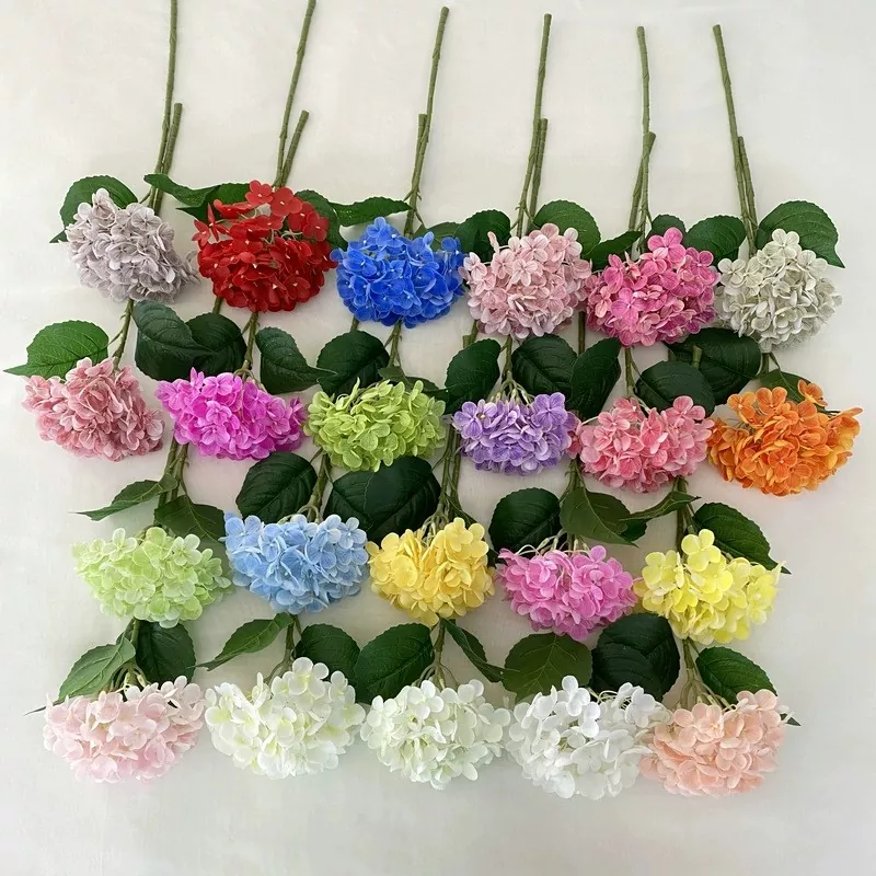 Hydrangea verus tactus artificialis flores