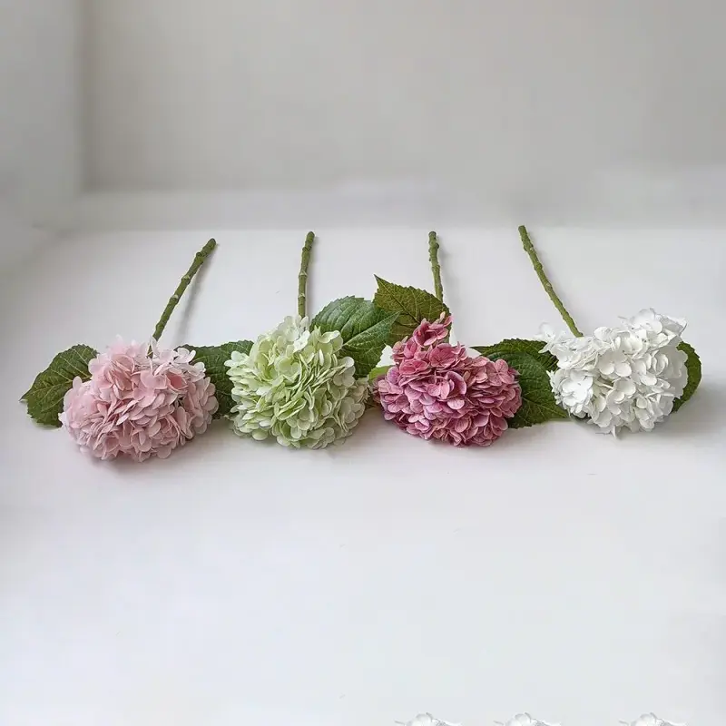 Single Caulis realis tactus artificialis Hydrangeas